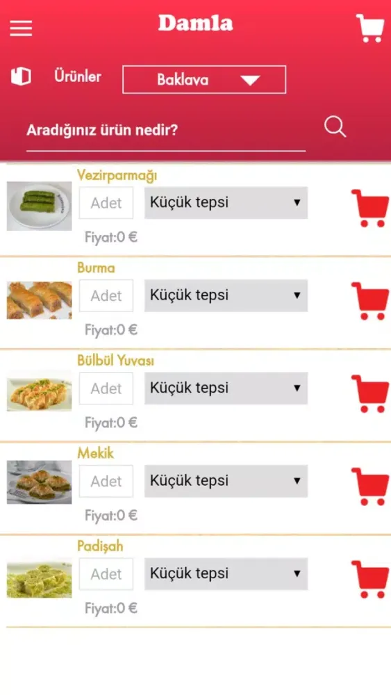 Captures d'écran de Damla Baklava