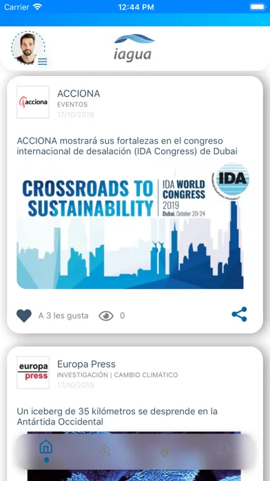 Screenshot di iAgua