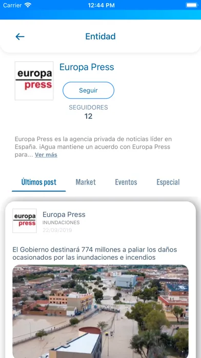 Screenshot di iAgua