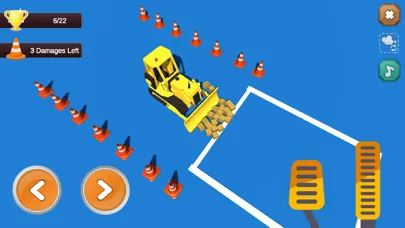 Capturas de tela do Little Bulldozer