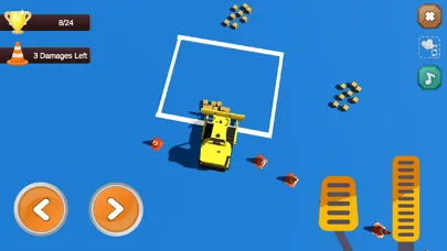 Capturas de tela do Little Bulldozer