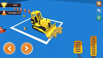 Capturas de tela do Little Bulldozer