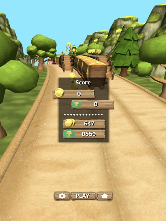 Tangkapan skrin Runner run iPad 