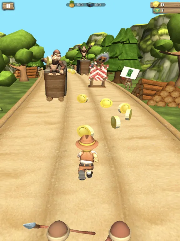 Tangkapan skrin Runner run iPad 