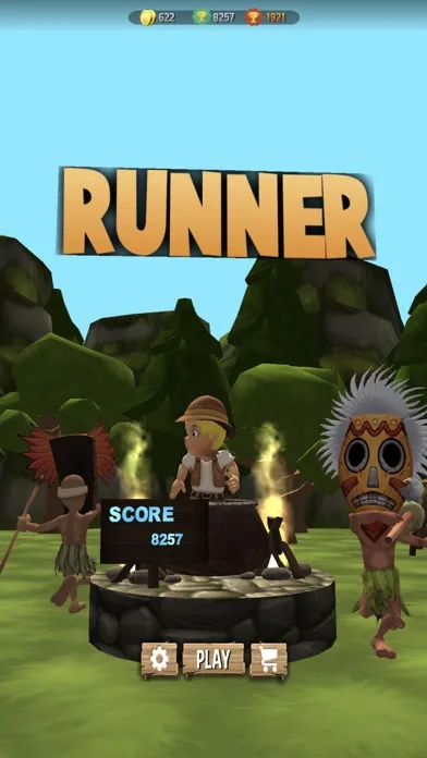 Tangkapan skrin Runner run