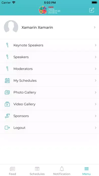 Screenshot di IME Nepal Literature Festival