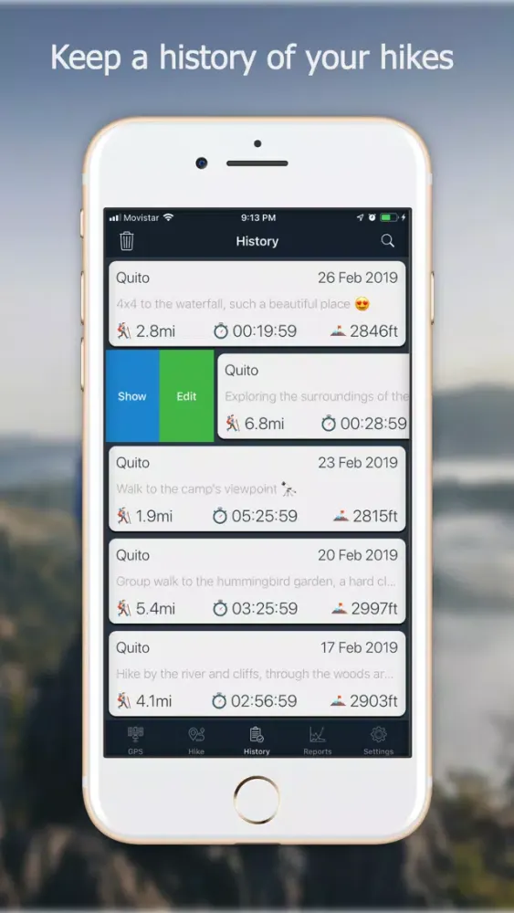 Captures d'écran de Navstar - GPS & Map for Hikers
