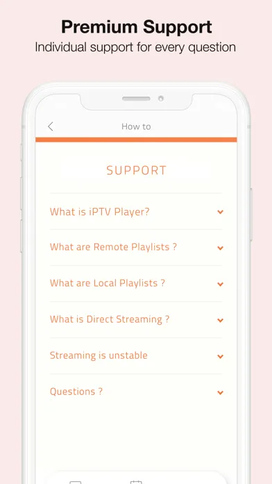 iPTV - Live TV Stream player Screenshots