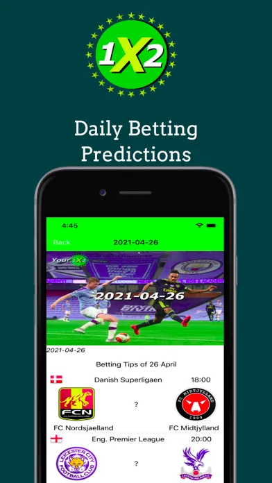Screenshot di Your1x2 Betting Predictions