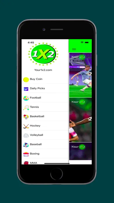 Screenshot di Your1x2 Betting Predictions