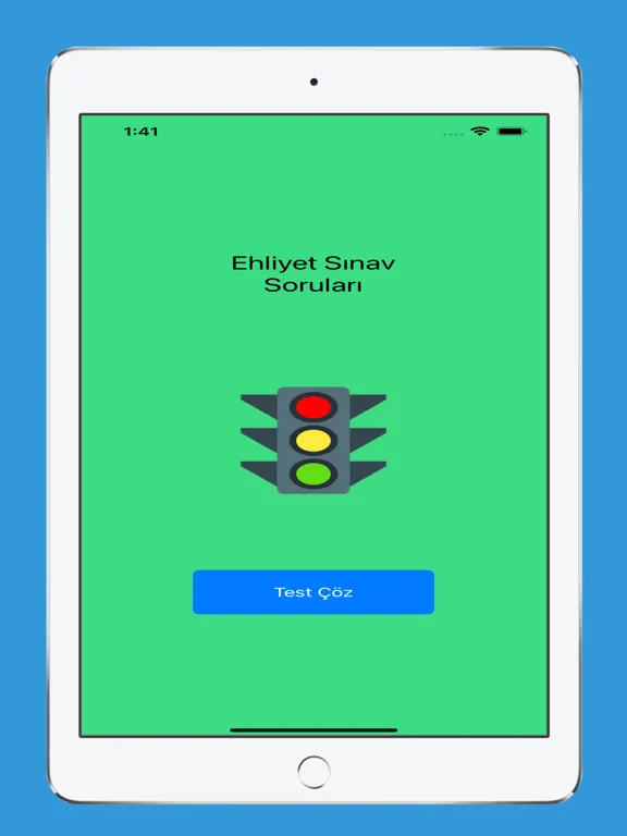 Tangkapan skrin Güncel Ehliyet Sınav Soruları iPad 