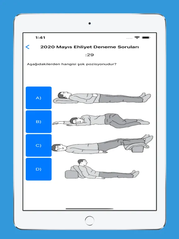 Tangkapan skrin Güncel Ehliyet Sınav Soruları iPad 