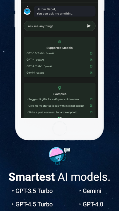 Babel AI Chat &Talk &Translate Screenshots