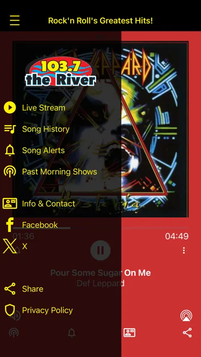 Capturas de tela do River 103.7