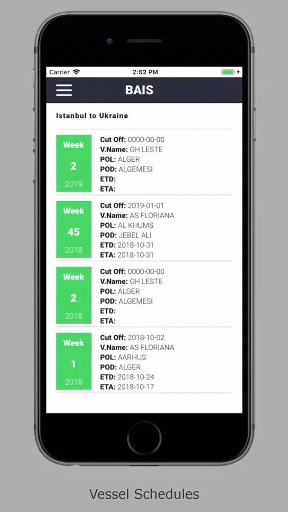 BAIS Mobile سکرین شاٹس