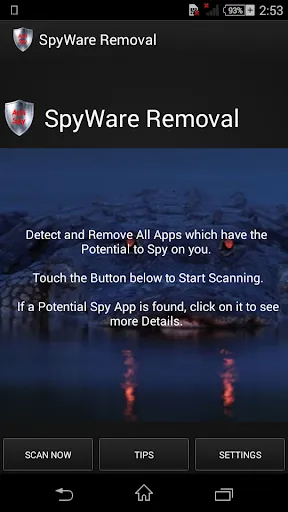 Zrzuty ekranu Spyware Removal (Anti Spy)
