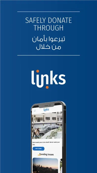 Screenshot di LINKS Platform