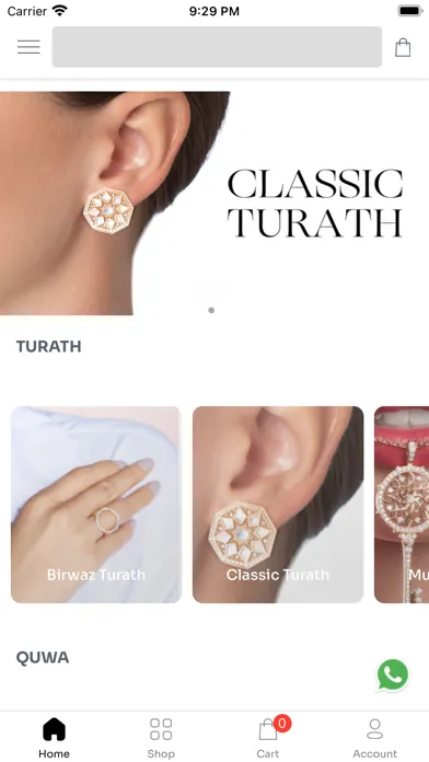 Capturas de tela do Samra Jewellery