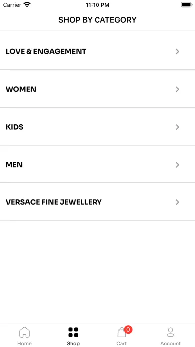 Capturas de tela do Samra Jewellery
