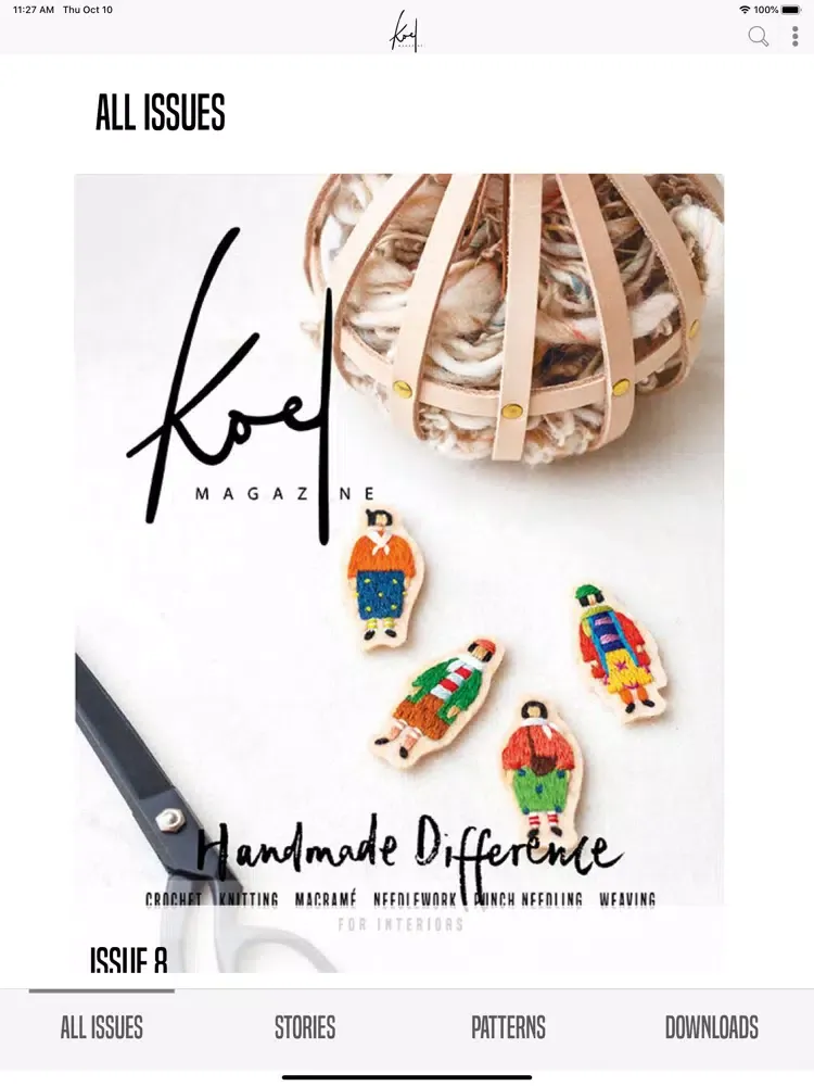 Capturas de pantalla de Koel Magazine iPad 