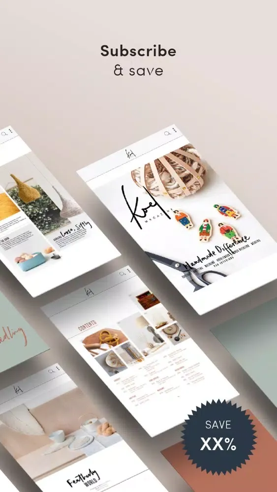 Capturas de pantalla de Koel Magazine