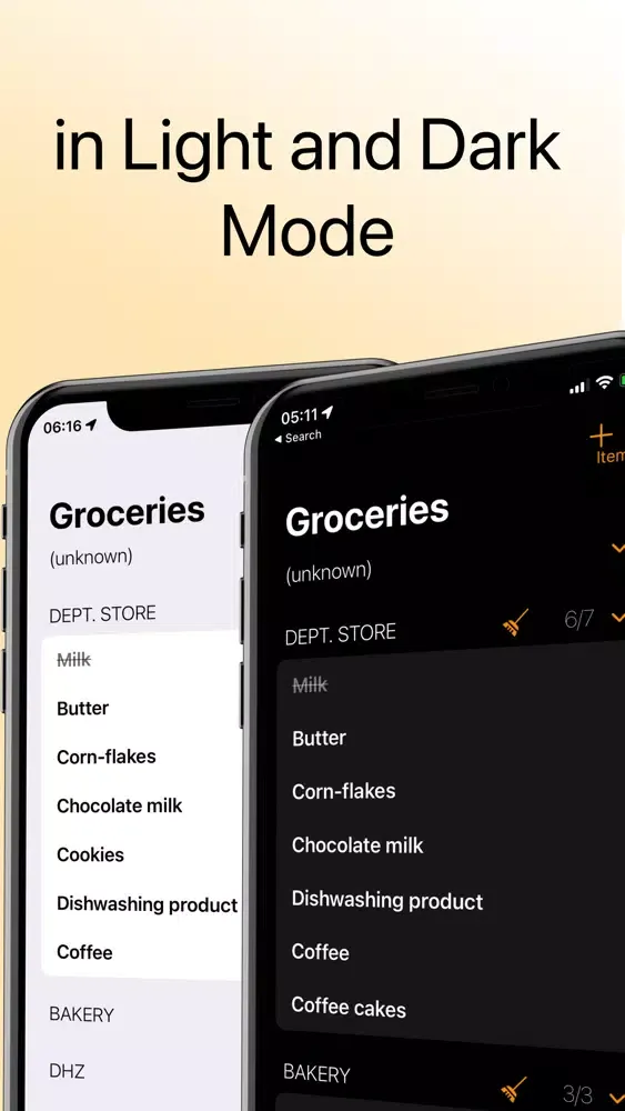 Tangkapan skrin Shop-List