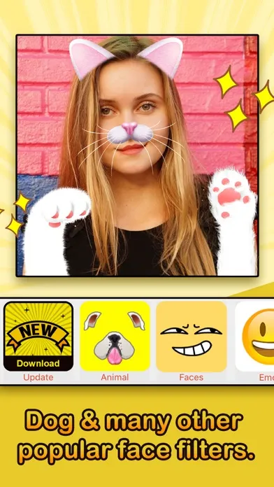 Capturas de pantalla de Face Filters - Dog & Other Funny Face Effects