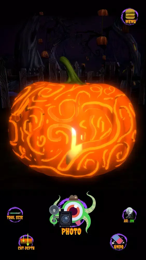 Скриншоты Pumpkin Carve AR