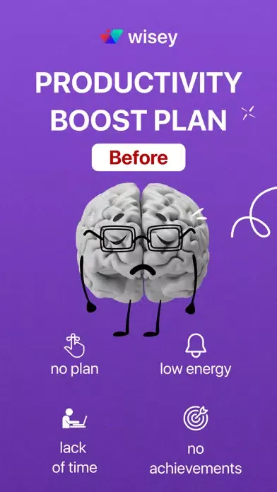 Wisey: Productivity Boost App স্ক্রিনশট