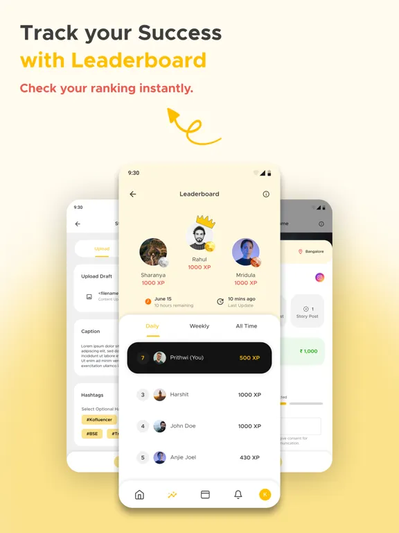 Kofluence Influencer Platform iPad  스크린샷