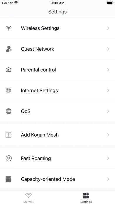 Tangkapan layar Kogan Mesh