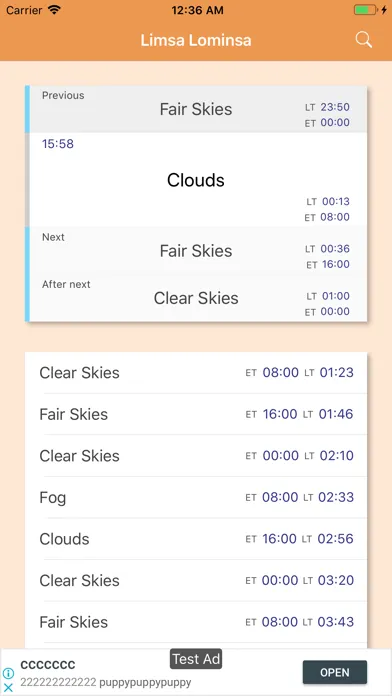WeatherForecast for FF14/FFXIV Screenshots