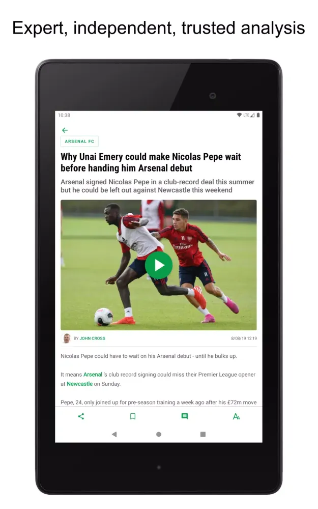 Ảnh chụp màn hình của Mirror Football
