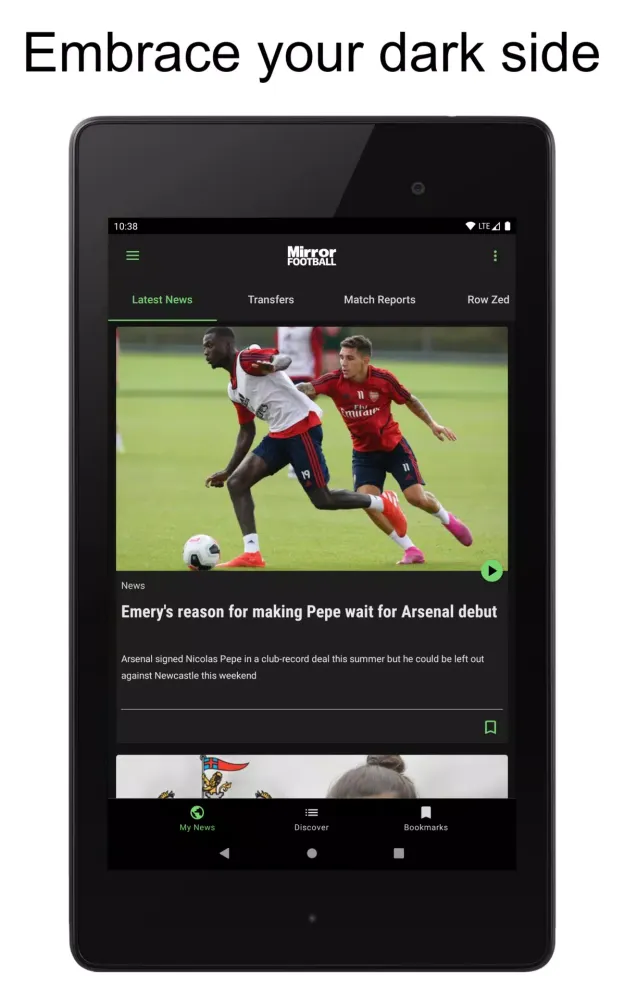 Ảnh chụp màn hình của Mirror Football