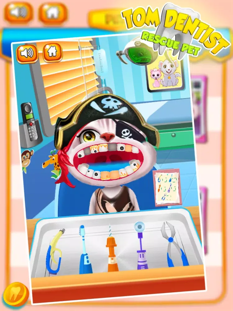 Zrzuty ekranu Tom Dentist Rescue Pet iPad 