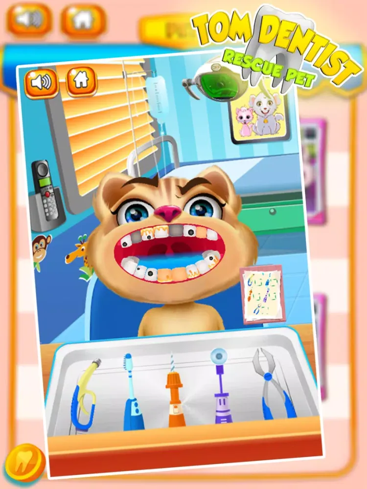 Zrzuty ekranu Tom Dentist Rescue Pet iPad 