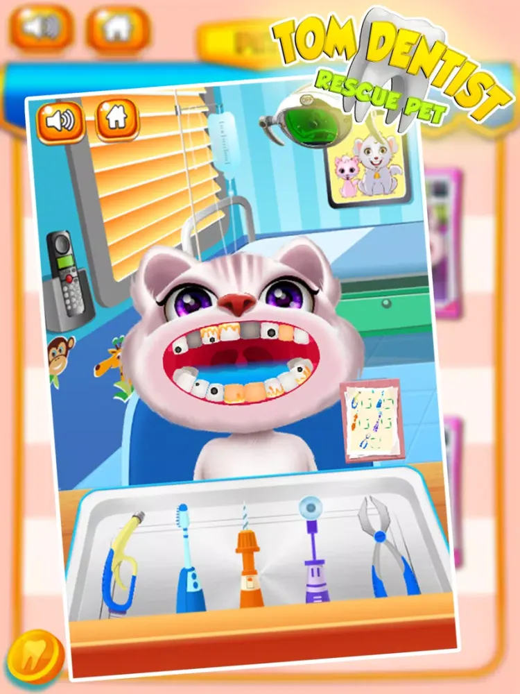 Zrzuty ekranu Tom Dentist Rescue Pet iPad 