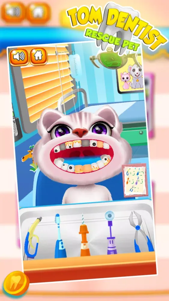 Zrzuty ekranu Tom Dentist Rescue Pet