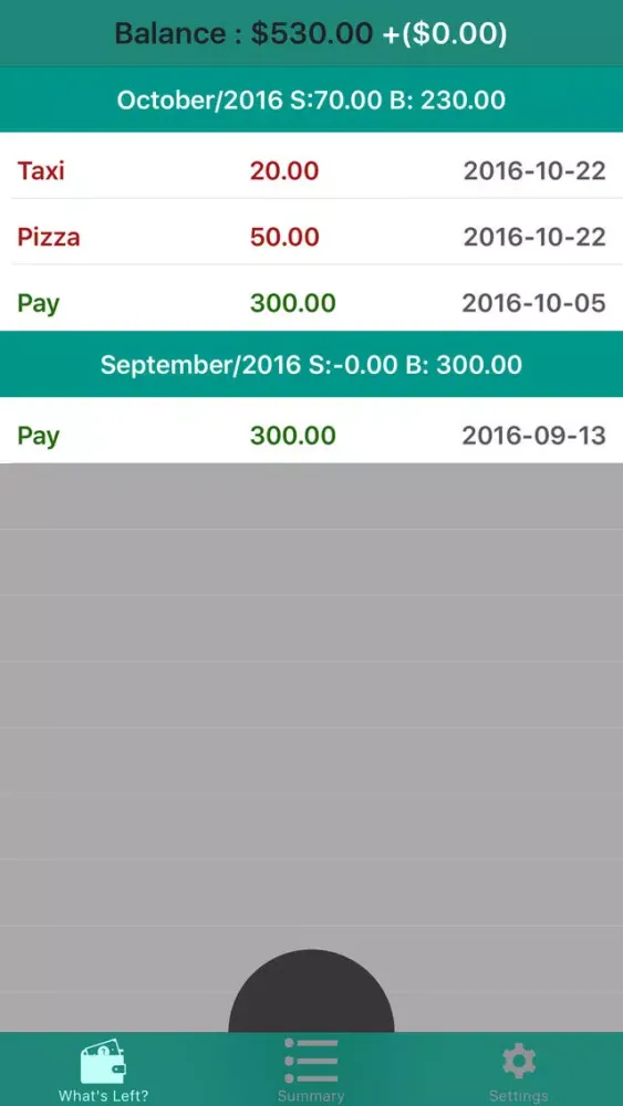 Tangkapan layar W - Money managing at your fingertips