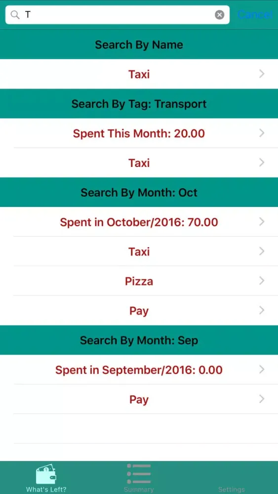 Tangkapan layar W - Money managing at your fingertips
