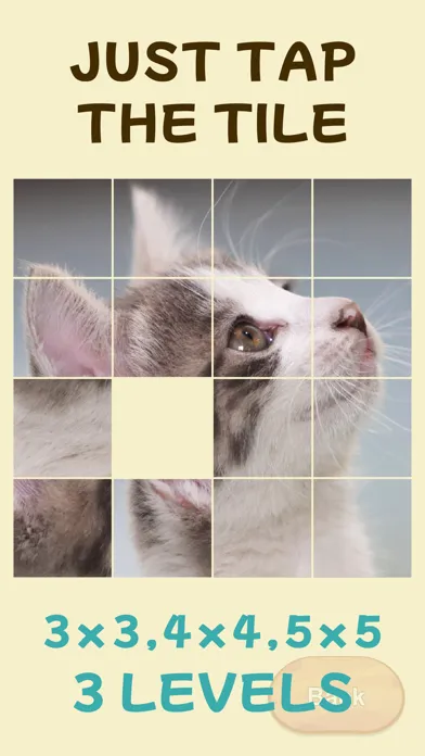 CAT PUZZLE GAME/Move the tiles Screenshots