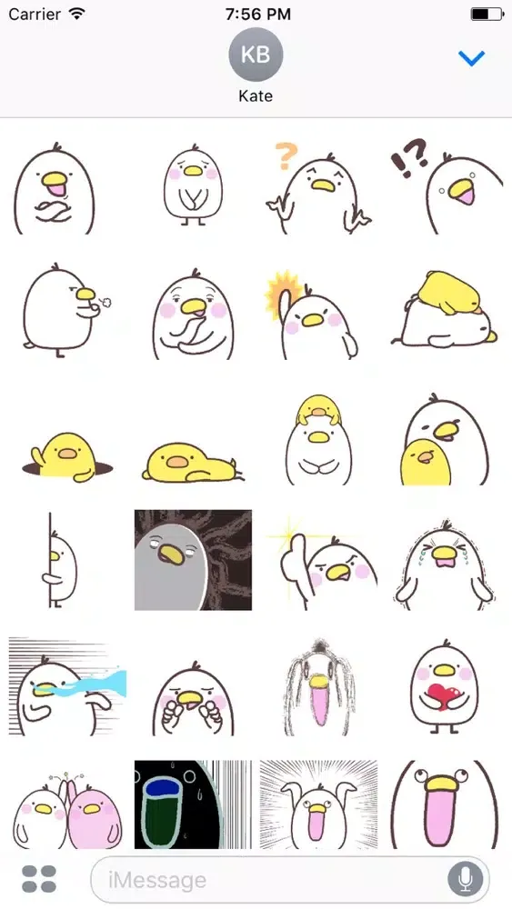 Tangkapan skrin FunnyBirds(・８・)