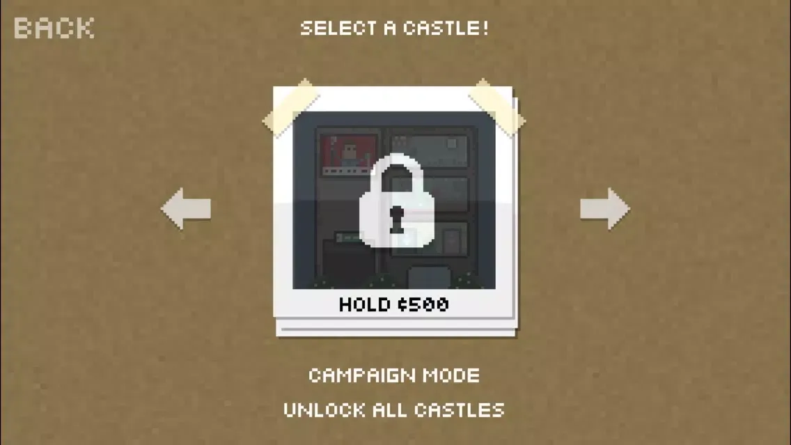 Capturas de tela do Pixel Warrior: castle defence and roguelike hybrid