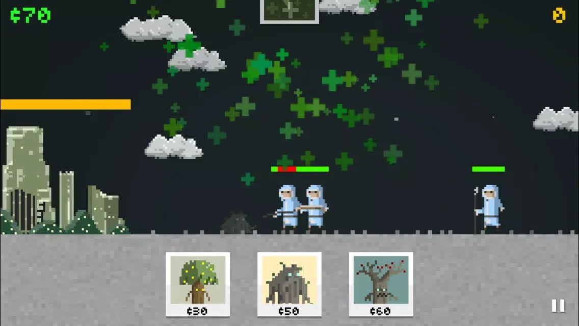 Capturas de tela do Pixel Warrior: castle defence and roguelike hybrid