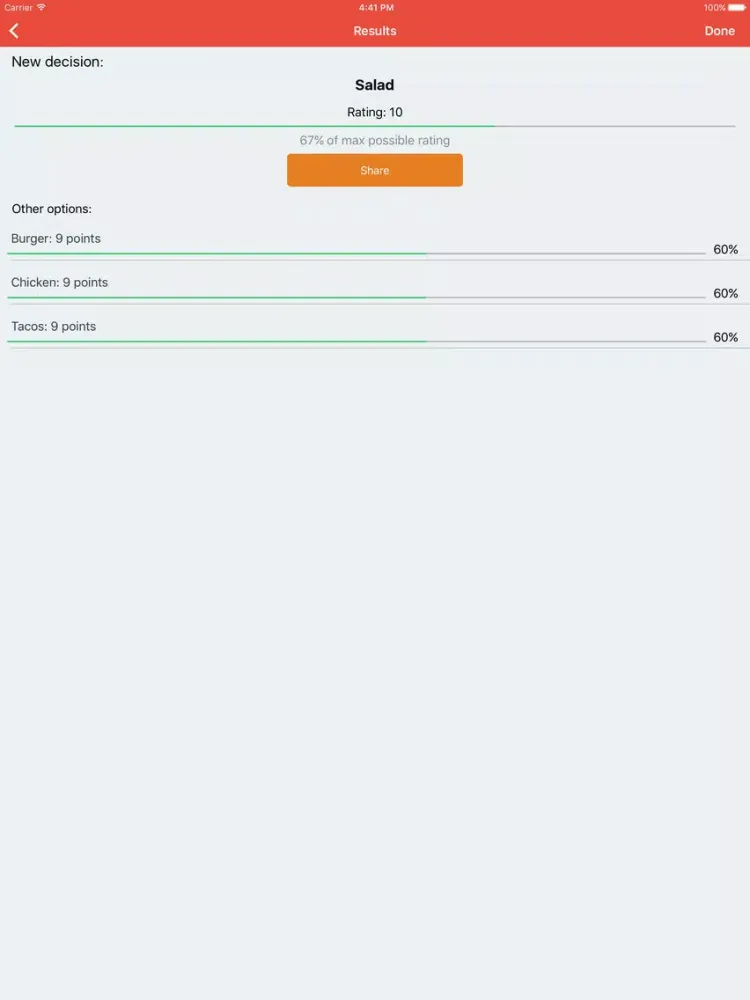 Captures d'écran de Indecisive: decision maker and risk analysis tool iPad 