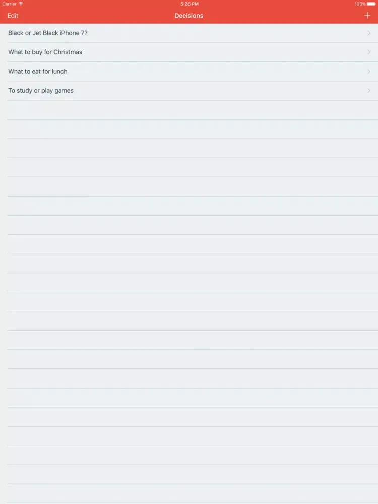 Captures d'écran de Indecisive: decision maker and risk analysis tool iPad 