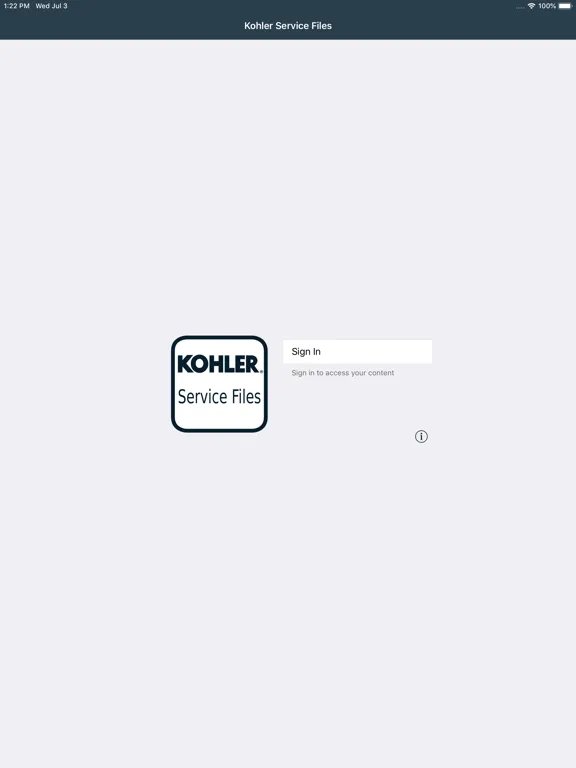 Kohler Power Service Files iPad  Ekran Görüntüleri