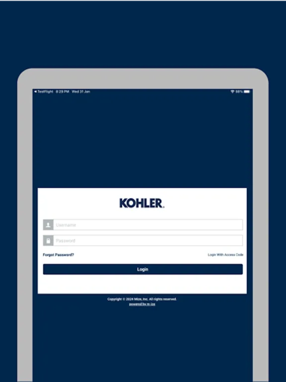 Capturas de pantalla de Kohler Power Assistant iPad 
