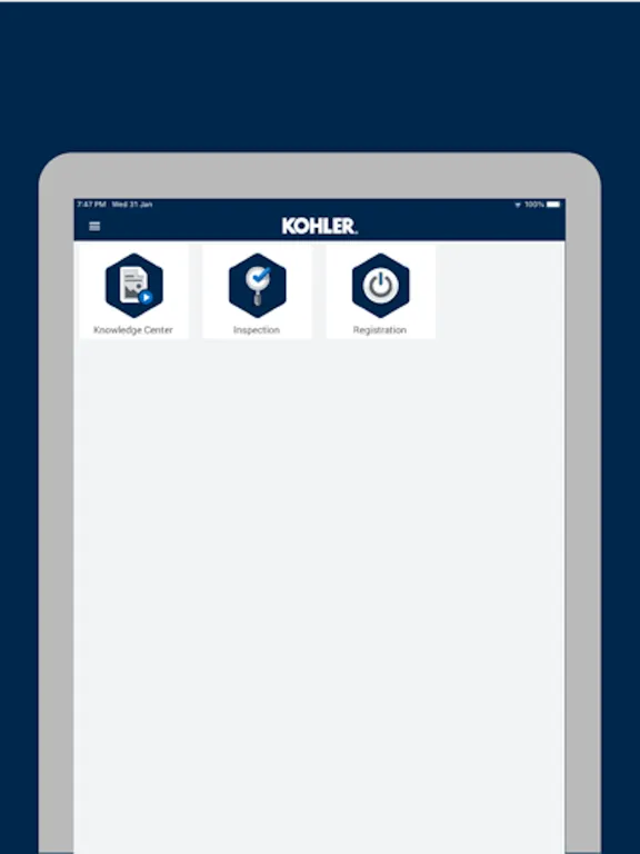 Capturas de pantalla de Kohler Power Assistant iPad 