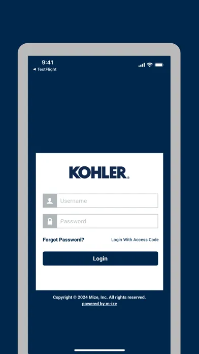 Capturas de pantalla de Kohler Power Assistant